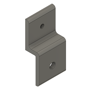 MODULAR SOLUTIONS PANEL CLAMP&lt;br&gt;WIRE MESH PANEL HOLDER SIZE 45 (PLATE ONLY)